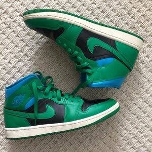 Nike Green and Blue Athletic Shoes. No box.